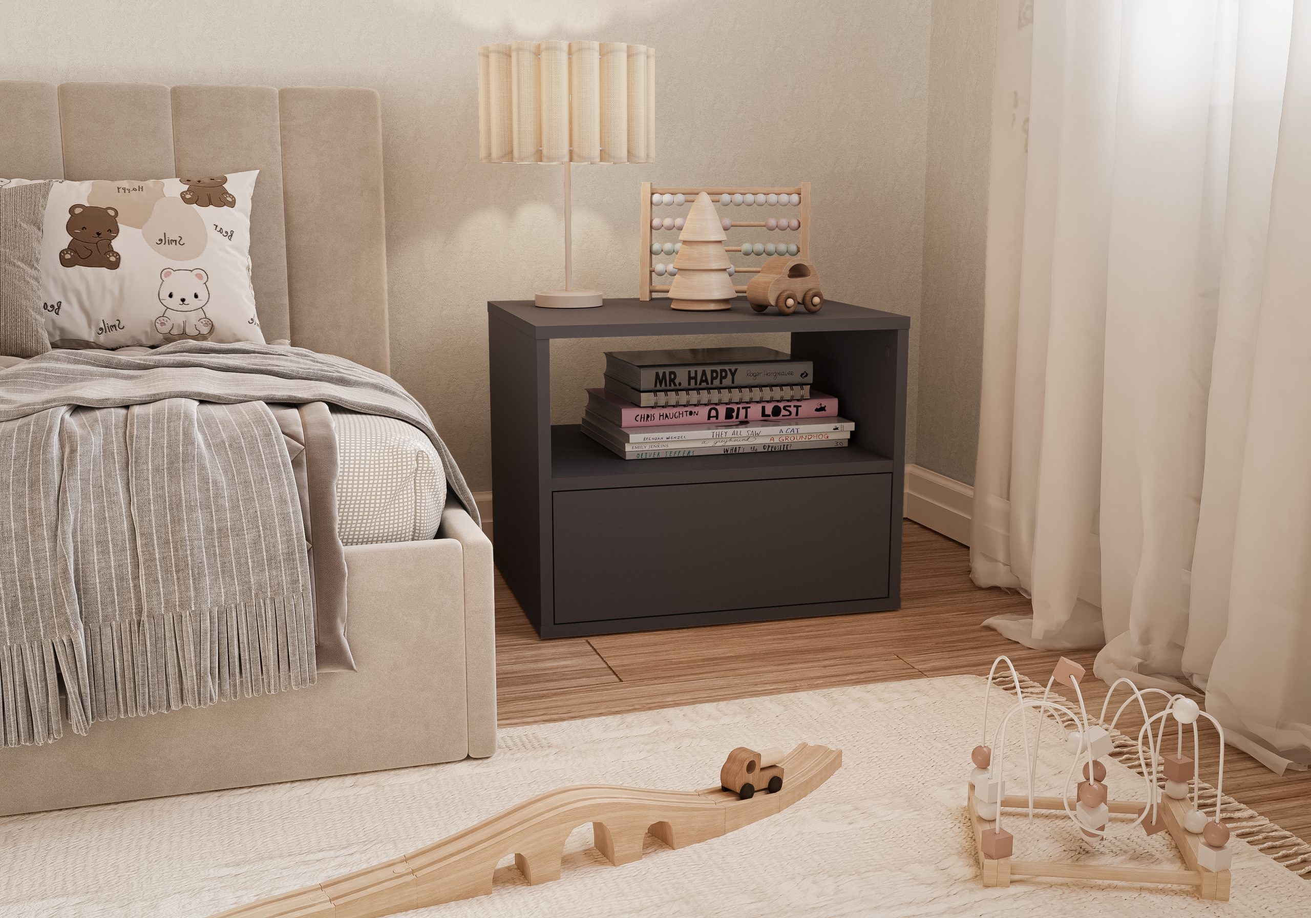 Bedside Table Solo 1Dr