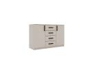 Комод Сімпл 2Д_4Ш/Chest of Drawers Simple 4Dr_2D(Кашемір/Cashmere)