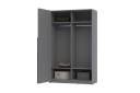 Шафа Вінг 002/Wardrobe Wing 002(Сірий графіт/Graphite grey)