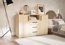 Комод Сімпл 3Ш_2Д/Chest of Drawers Simple 3Dr_2D(Дуб сонома/Sonoma oak)