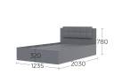 Ліжко Соло 120/Bed Solo 120