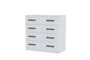 Комод Сімпл 4Ш/Chest of Drawers Simple 4Dr(Німфея альба/Nimfeja alba)
